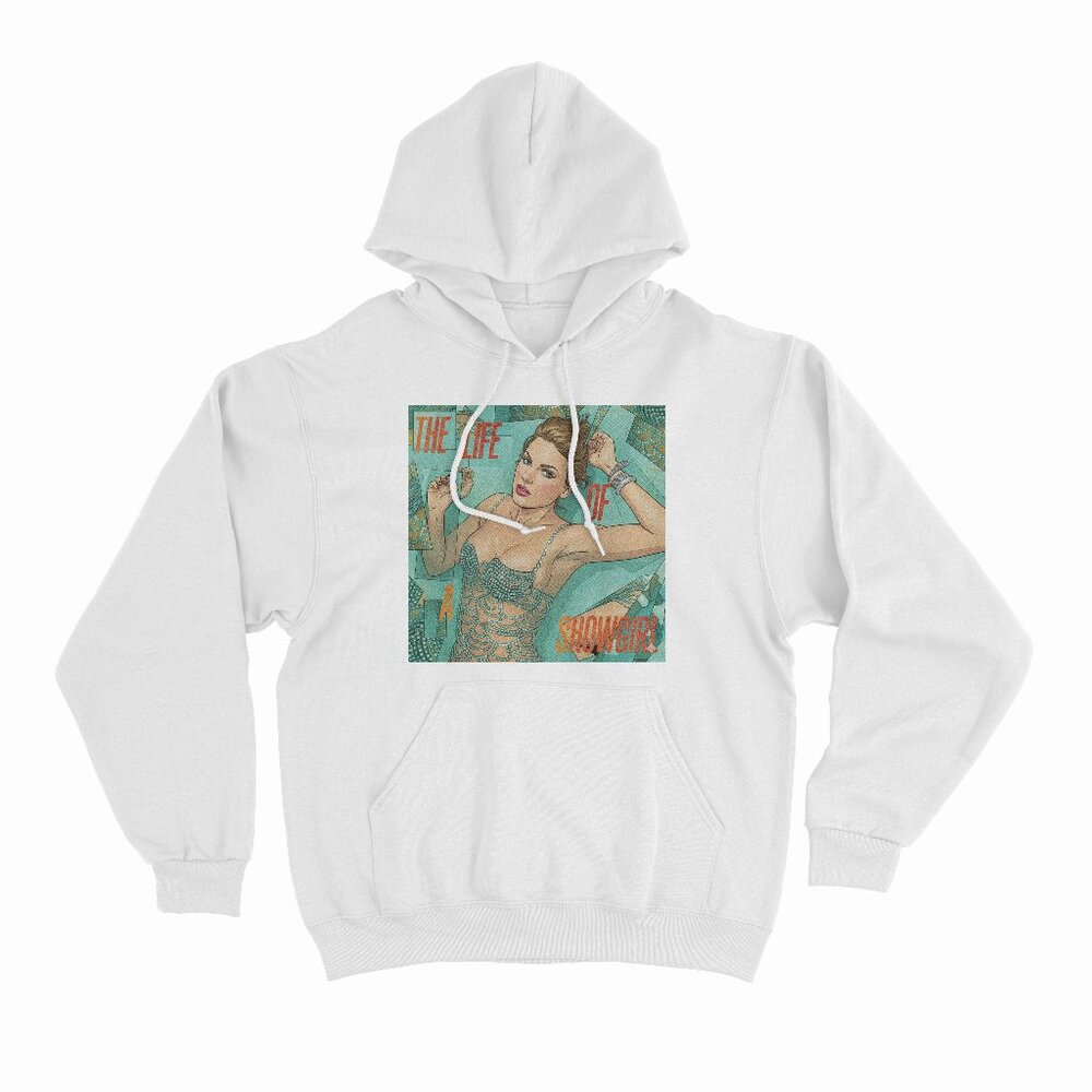 Taylor Swift - The Life of a Showgirl White Hoodie